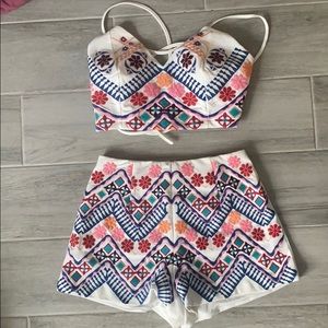 Lulus cute two piece, wore for my bachelorette